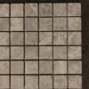 Emperador Light Mosaic 2x2 Brown Square Tumbled Marble 2