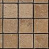 Noce Mosaia 2x2 Brown Tumbled Travertine Mosaic 4