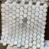 Calacatta Gold Hexagon 1" Polished Marble Mosaic 1