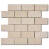 Crema Marfil 2x4 Beige Rectangle Polished Marble Mosaic 1