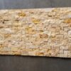 Golden Sienna Mosaia Splift-Face 1x2 Yellow Rectangle Travertine Mosaic 7