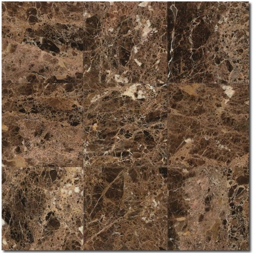 Emperador Dark 24x24 Polished Marble Tile 2