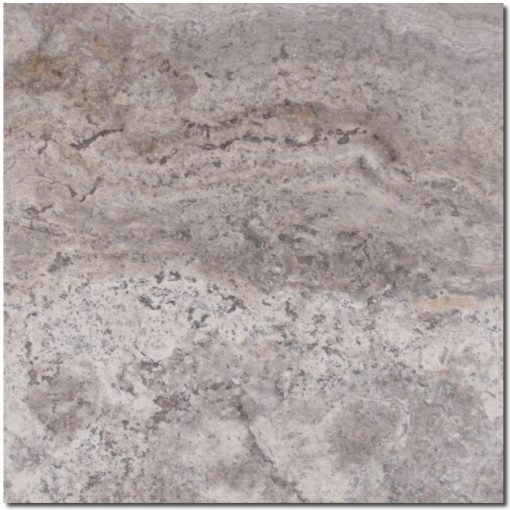 Silver 18x18 Tumbled Travertine Tile 1