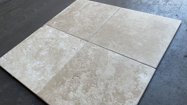 Durango Travertine 12x12 Beige Tumbled Tile 2