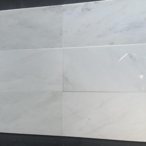 Oriental White 12x24 Rectangle Polished Marble Tile 0