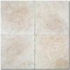 Ivory Travertine 24x24 Tumbled Tile 0