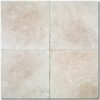 Ivory Travertine 24x24 Tumbled Tile 2
