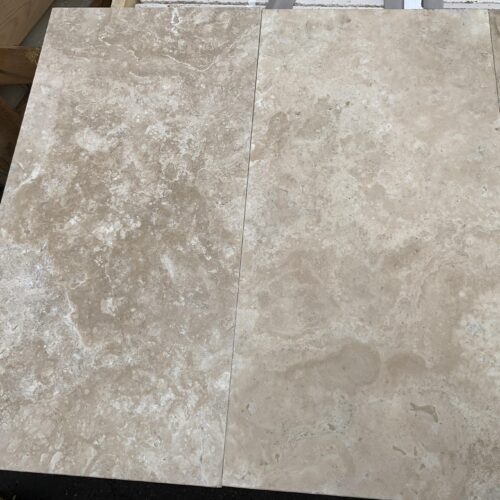 Durango Travertine 12x24 Beige Filled & Honed Tile 0