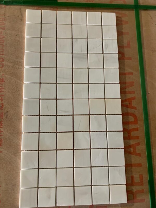 Dolomite White 2x2 Marble Mosaic 4