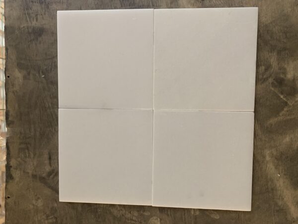 Oriental White 6x6 Square Honed Marble Tile 5