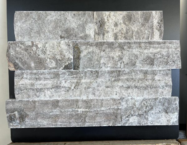 Silver 4xRandom Split-Face Travertine Tile