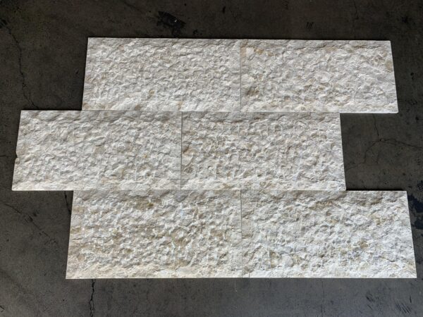 Shell Stone 12x24 Beige Splitface Limestone Tile 4