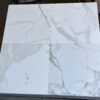 Calacatta Gold 24x24 White Honed Marble Tile 2