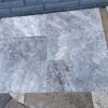 Silver 12x24 Filled & Honed Travertine Tile 2