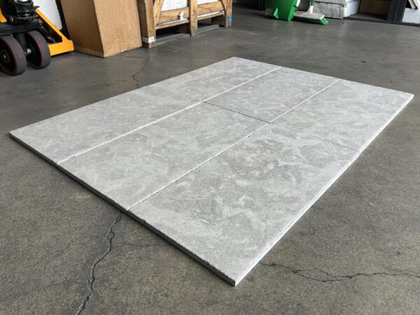 Graphite Limestone 12x24 Gray Antiqued Tile 3