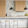 Calacatta Abezzo Book-Match Quartz Slab 1