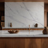 *Q Plus Calacatta Anava Quartz Slab 3