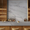 *Q Plus Calacatta Castana Quartz Slab 3