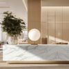 *Q Plus Calacatta Castana Quartz Slab 4