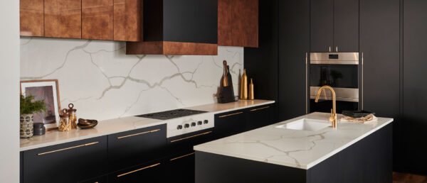 Calacatta Classique Bookmatched Quartz Slab 3