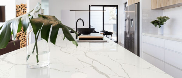 Calacatta Laza Quartz Slab 1