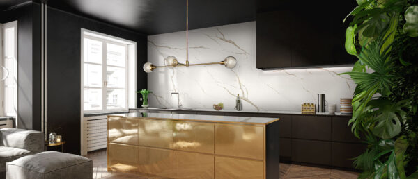 Calacatta Laza Oro Quartz Slab 2