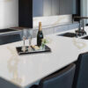 Calacatta Leon Gold Quartz Slab 2