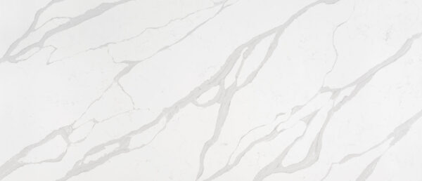 Calacatta Luccia Book-Match Quartz Slab 1