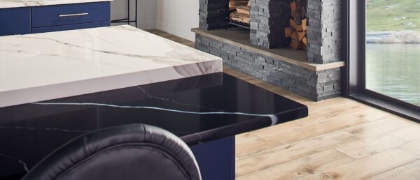 Marquina Midnight Quartz Slab 4