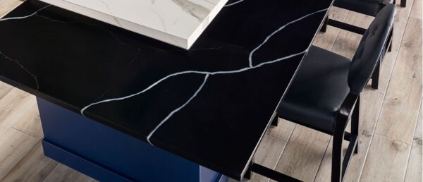 Marquina Midnight Quartz Slab 5