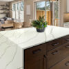 New Calacatta Laza Gold Quartz Slab 1