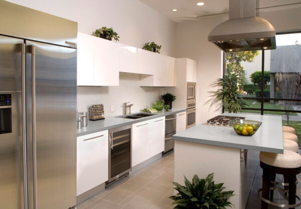 Polar White Engineered Marble Slab 1