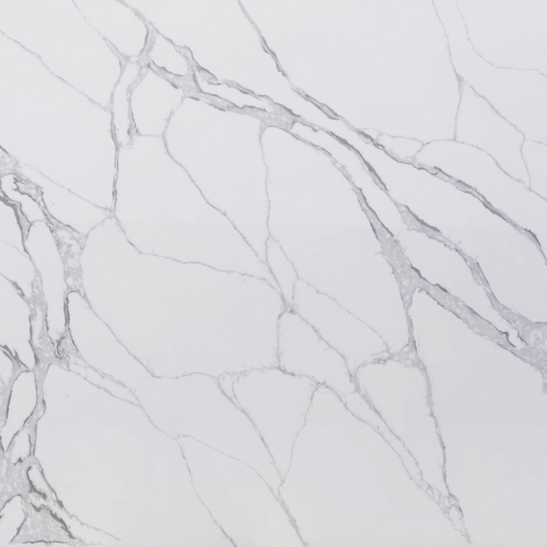 Calacatta Cloud White Quartz Slab