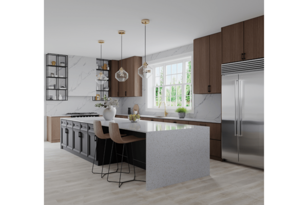 Ks White Linen 110x26 Quartz Prefab 1