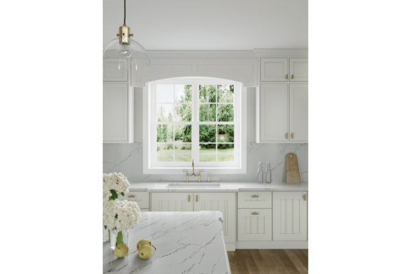 Ks Calacatta Ivy 110x42 White Flat Quartz Prefab 1