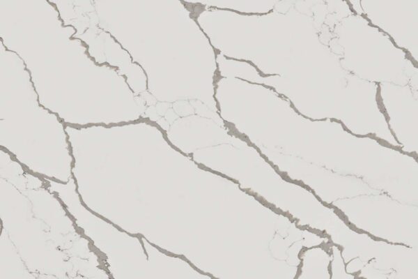 Ks Calacatta Symphony L 110x26 White Flat Quartz Prefab