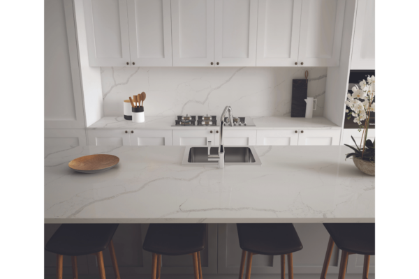 Statuario White Quartz Slab 0