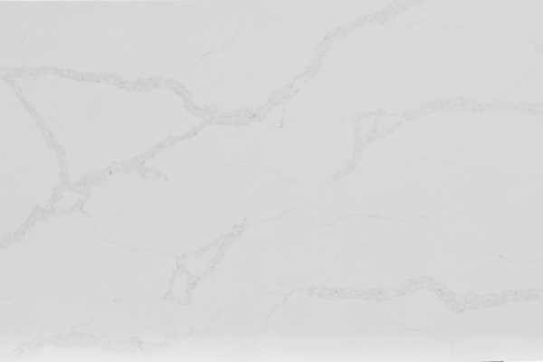 Calacatta Nuvo 110x26 White Quartz Prefab