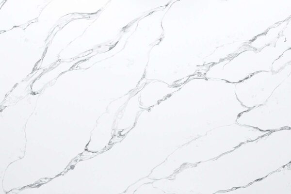 Calacatta Rocky 110x26 White Quartz Prefab 1