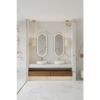 Calacatta Venetian 110x42 White Quartz Prefab 0