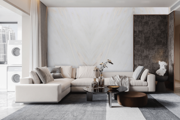 Namib Bianco White Marble Slab 0