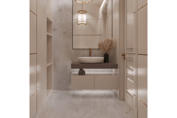 Perla Venata 108x52 Beige Flat Quartzite Prefab 1