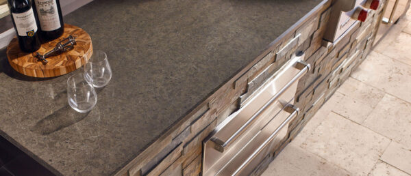 Babylon Gray 112x26 Polished Quartz Prefab 0