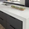 Calacatta Trevi 108x42 White Polished Quartz Prefab 1