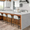 Calacatta Viraldi 108x42 White Polished Quartz Prefab 4