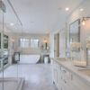 Carrara White 112X26 Polished Marble Prefab 2