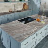 Fantasy Brown Brushed 112X26 Marble Prefab 1