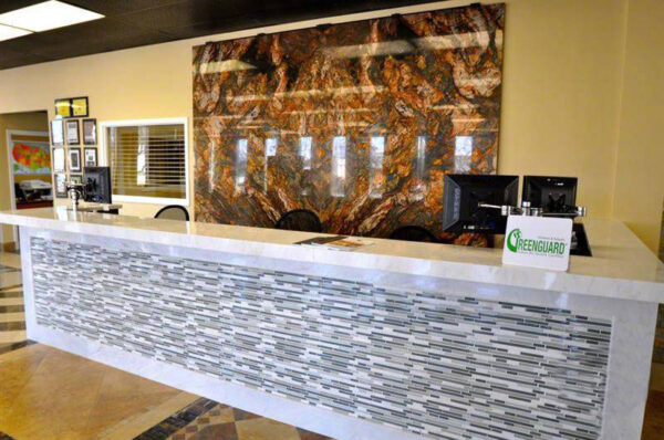 Fusion 108x42 Multicolor Polished Granite Prefab 5