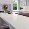 Glacier White 108x42 Polished Quartz Prefab 7