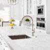 Lido Blanco 108x42 White Polished Quartz Prefab 1